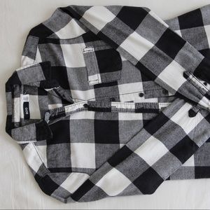 Urban Outfitters BDG Black/White Plaid Flannel, SP